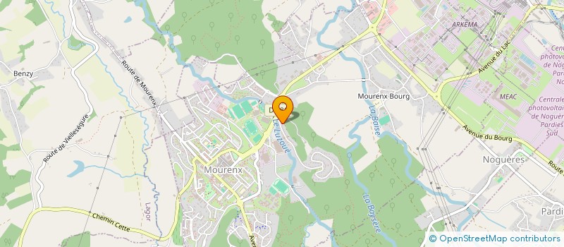 localisation de l'entreprise MADAME CLARA CAMY  MOURENX