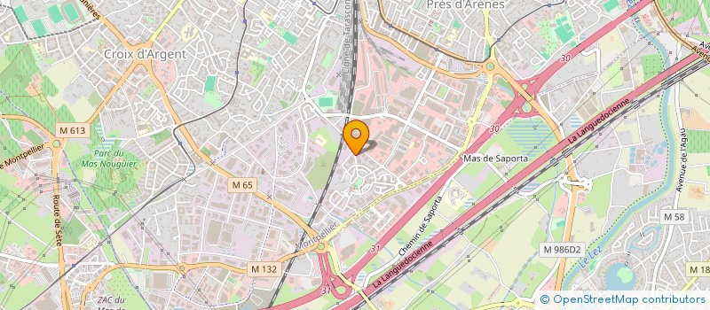 localisation de l'entreprise MADAME CLARA CANZONIERI à MONTPELLIER