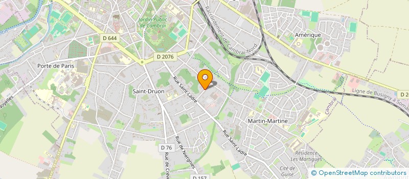 localisation de l'entreprise MADAME CLARA CARPENTIER  CAMBRAI