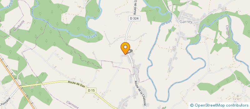 localisation de l'entreprise MADAME CLARA CAUNIERE--KRUG  SORT-EN-CHALOSSE