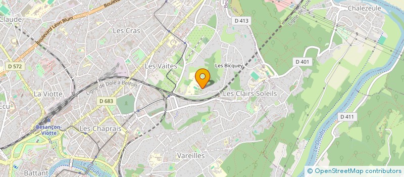 localisation de l'entreprise MADAME CLARA CAVIGNAUX à BESANCON