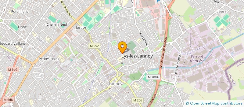 localisation de l'entreprise MADAME CLARA CAVORY  LYS-LEZ-LANNOY