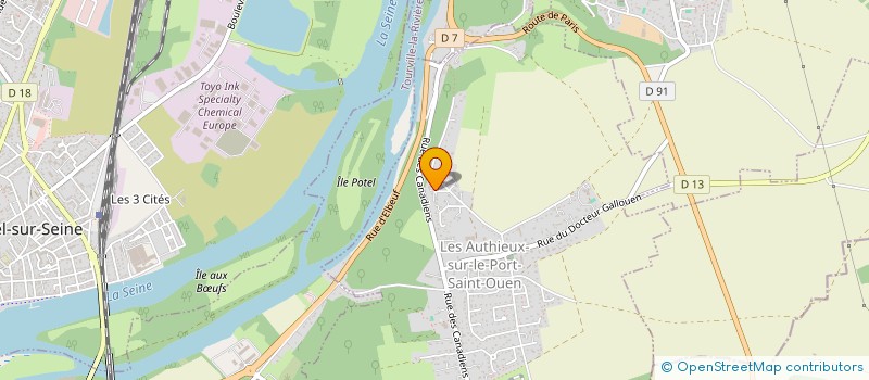 localisation de l'entreprise MADAME CLARA CERDEIRA  LES AUTHIEUX-SUR-LE-PORT-SAINT-OUEN