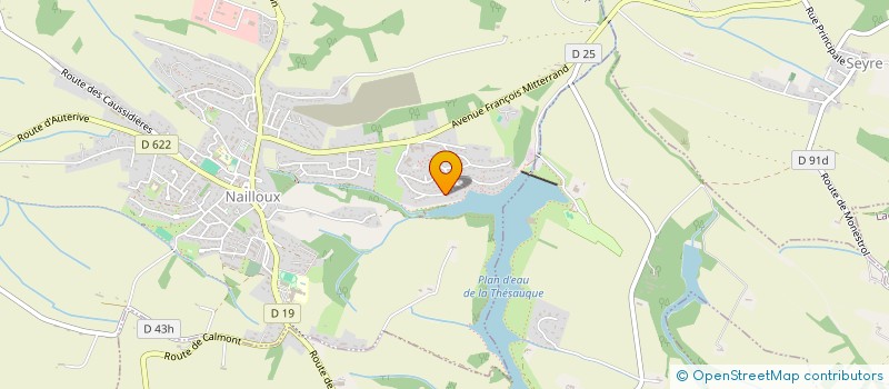 localisation de l'entreprise MADAME CLARA CERNAT HUILLET  NAILLOUX