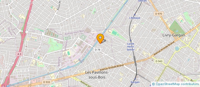 localisation de l'entreprise MADAME CLARA CHAHBOUNI  LES PAVILLONS-SOUS-BOIS