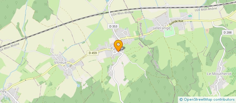 localisation de l'entreprise MADAME CLARA CHAMAGNE  QUETIGNY