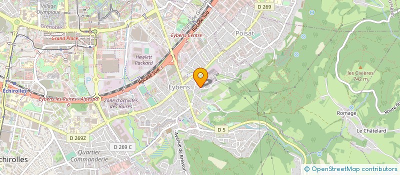 localisation de l'entreprise MADAME CLARA CHAMBON à SAINT-MARTIN-D'HERES