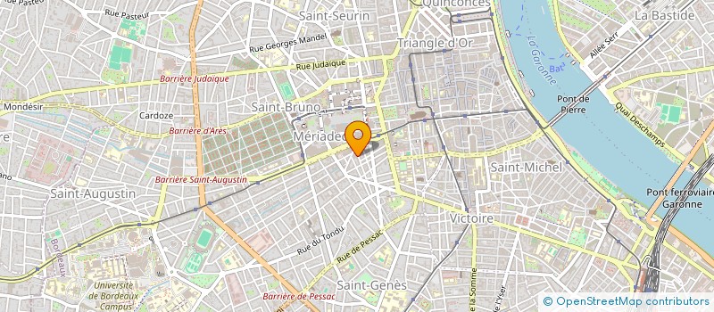 localisation de l'entreprise MADAME CLARA CHAMPAUZAC à BORDEAUX