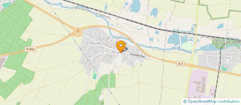 localisation de l'entreprise MADAME CLARA CHAMPION  CHOUILLY