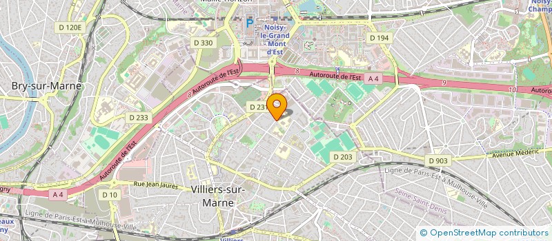 localisation de l'entreprise MADAME CLARA CHARRET  VILLIERS-SUR-MARNE