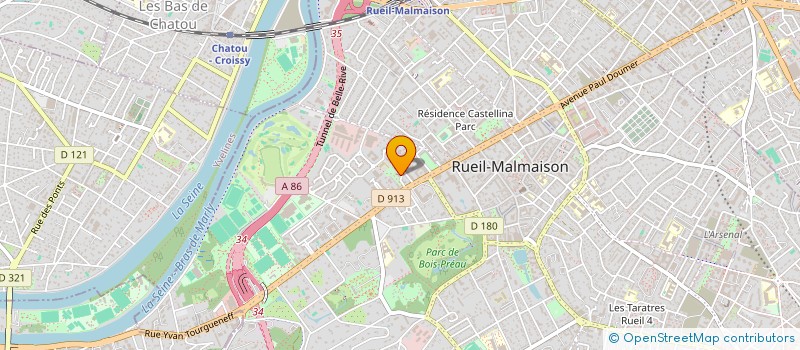 localisation de l'entreprise MADAME CLARA CHAUVEAU à RUEIL-MALMAISON