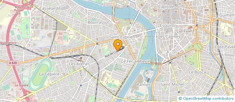 localisation de l'entreprise MADAME CLARA CHAVIGNON  TOULOUSE