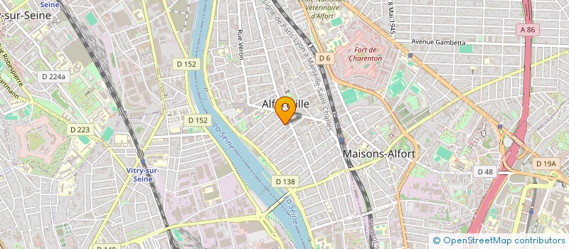 localisation de l'entreprise MADAME CLARA CHEN à ALFORTVILLE