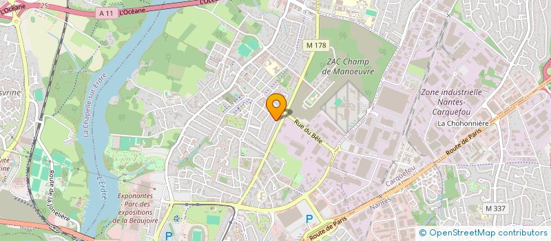 localisation de l'entreprise MADAME CLARA CHENE  NANTES