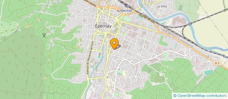 localisation de l'entreprise MADAME CLARA CHODKOWSKI à EPERNAY