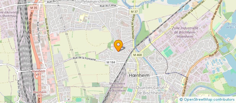 localisation de l'entreprise MADAME CLARA CHOIN  HNHEIM