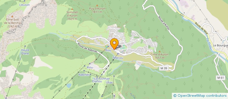 localisation de l'entreprise MADAME CLARA CHRISSOKERAKIS  SAINT-ETIENNE-DE-TINEE