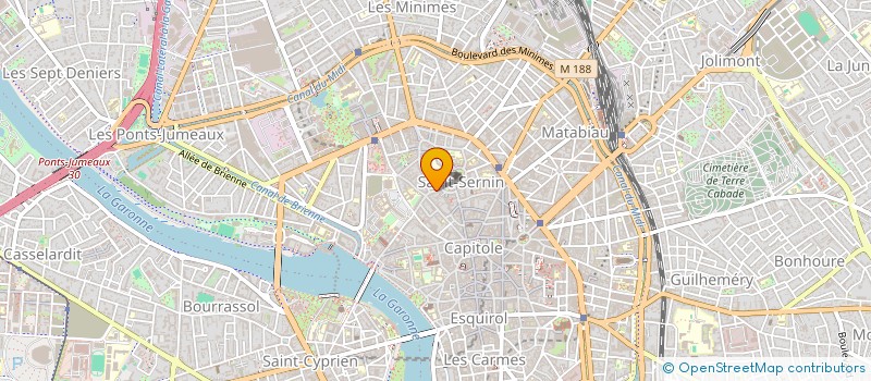 localisation de l'entreprise MADAME CLARA COHEN à TOULOUSE
