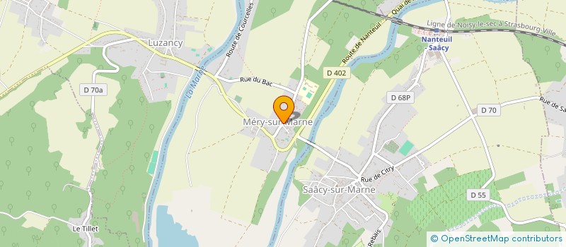 localisation de l'entreprise MADAME CLARA COMPERE  MERY-SUR-MARNE