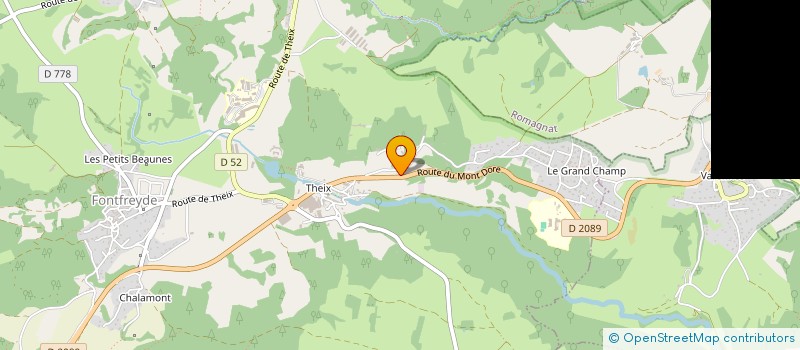 localisation de l'entreprise MADAME CLARA COMTE  SAINT-GENES-CHAMPANELLE