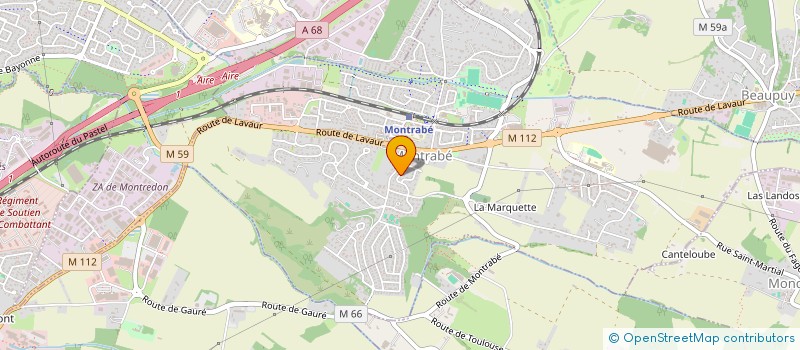 localisation de l'entreprise MADAME CLARA CONSTANT  MONTRABE