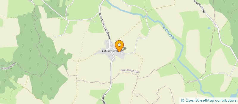 localisation de l'entreprise MADAME CLARA COQUATRIX  SAXI-BOURDON