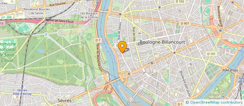 localisation de l'entreprise MADAME CLARA CORCINOS à BOULOGNE-BILLANCOURT