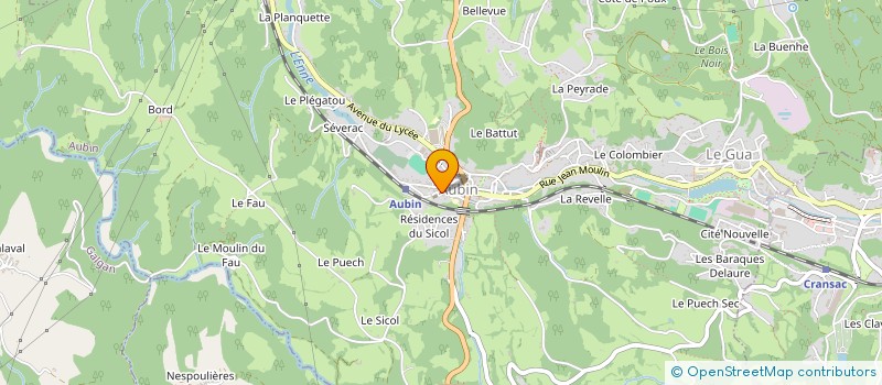 localisation de l'entreprise MADAME CLARA CORNELLES  CRANSAC