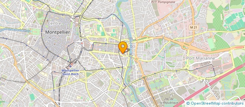localisation de l'entreprise MADAME CLARA CORUBOLO à MONTPELLIER