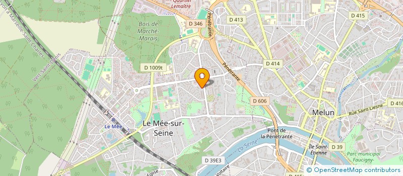 localisation de l'entreprise MADAME CLARA COUTURIER  LE MEE-SUR-SEINE