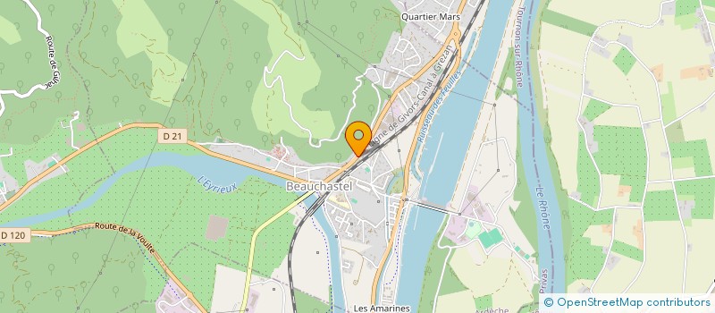 localisation de l'entreprise MADAME CLARA CROS à BEAUCHASTEL
