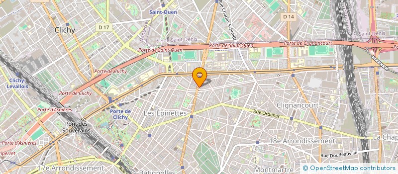 localisation de l'entreprise MADAME CLARA CROS  PARIS