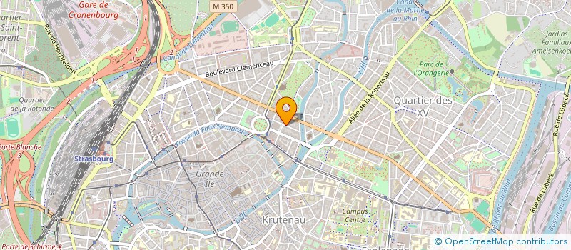 localisation de l'entreprise MADAME CLARA CUSSINET  STRASBOURG