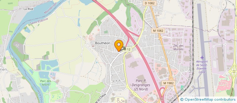 localisation de l'entreprise MADAME CLARA D'ORIO  ANDREZIEUX-BOUTHEON