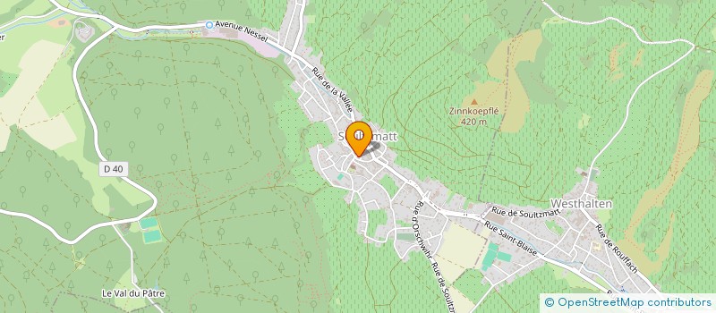 localisation de l'entreprise MADAME CLARA DA SILVA SOARES  SOULTZMATT