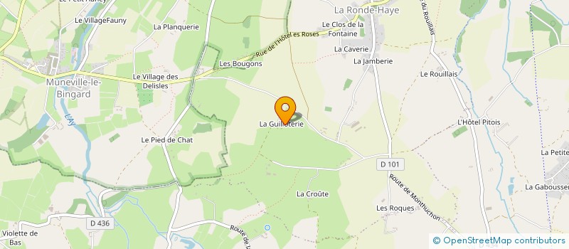 localisation de l'entreprise MADAME CLARA DAUGET  SAINT-SAUVEUR-VILLAGES