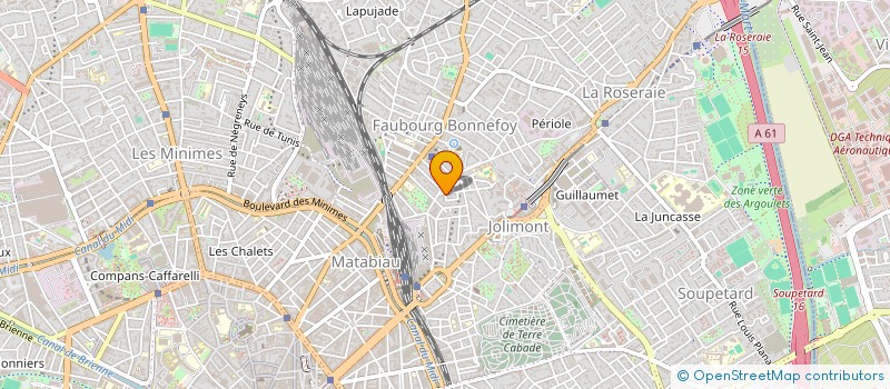 localisation de l'entreprise MADAME CLARA DAULON à TOULOUSE