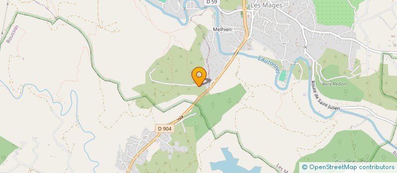 localisation de l'entreprise MADAME CLARA DE LARROCHE  LE MARTINET