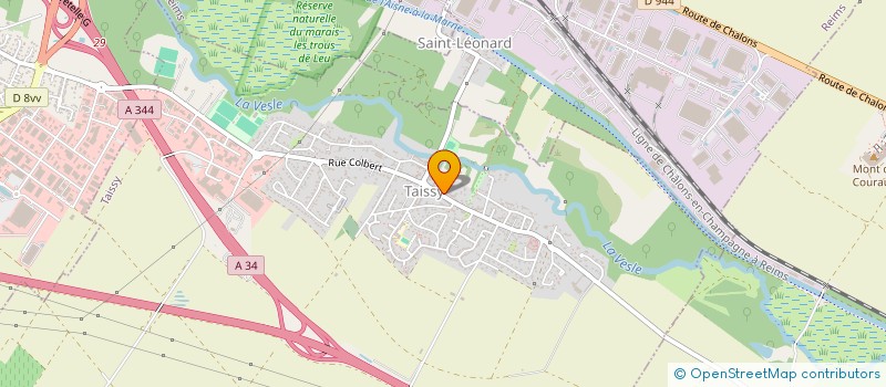 localisation de l'entreprise MADAME CLARA DEBIEUVRE  TAISSY