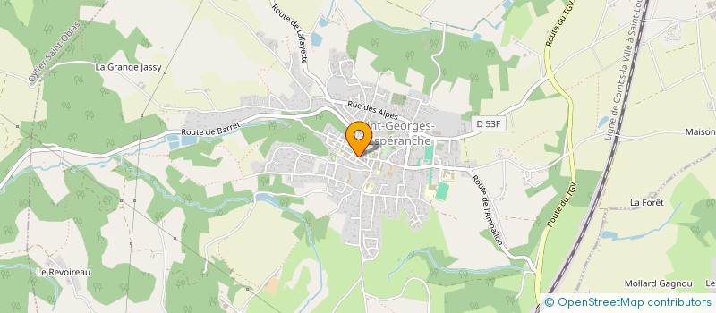 localisation de l'entreprise MADAME CLARA DEFRANCE  SAINT-GEORGES-D'ESPERANCHE