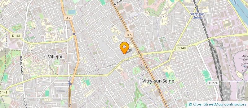 localisation de l'entreprise MADAME CLARA DELAMARE à VITRY-SUR-SEINE