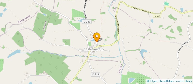 localisation de l'entreprise MADAME CLARA DELAURIES  CASTET-ARROUY