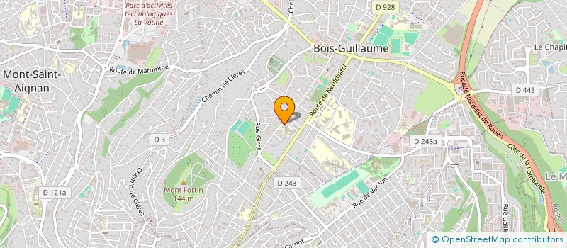 localisation de l'entreprise MADAME CLARA DELCOURT  BOIS-GUILLAUME