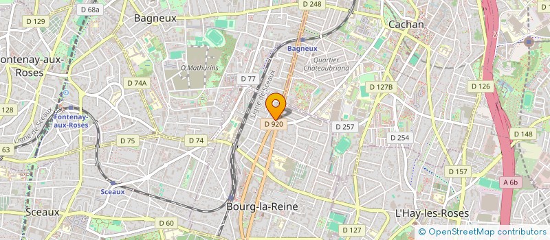 localisation de l'entreprise MADAME CLARA DELEPINE PRAT  BOURG-LA-REINE