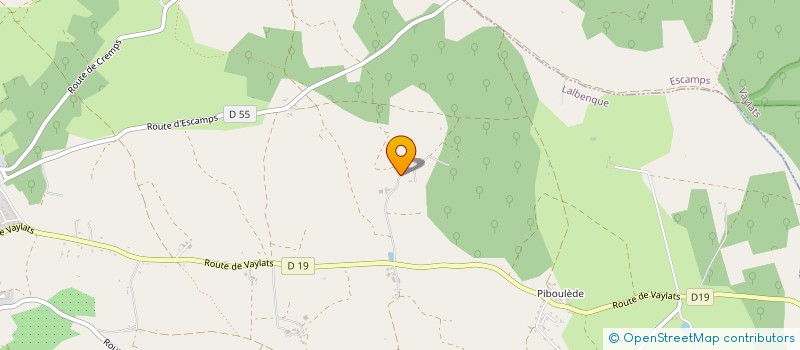 localisation de l'entreprise MADAME CLARA DELPECH  LALBENQUE