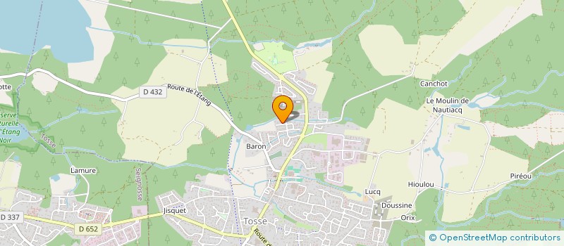 localisation de l'entreprise MADAME CLARA DELPERIER  TOSSE