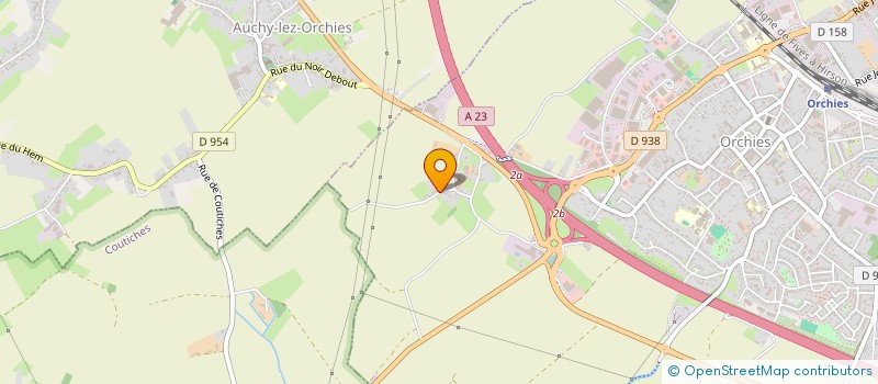 localisation de l'entreprise MADAME CLARA DEMEULEMEESTER  ORCHIES