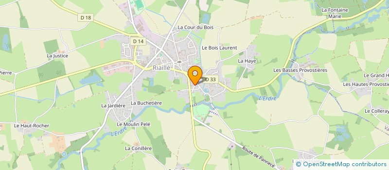 localisation de l'entreprise MADAME CLARA DEROUIN  RIAILLE