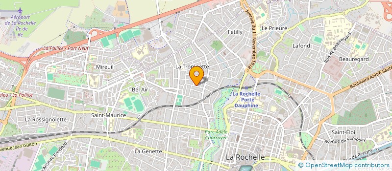 localisation de l'entreprise MADAME CLARA DESIRE  LA ROCHELLE