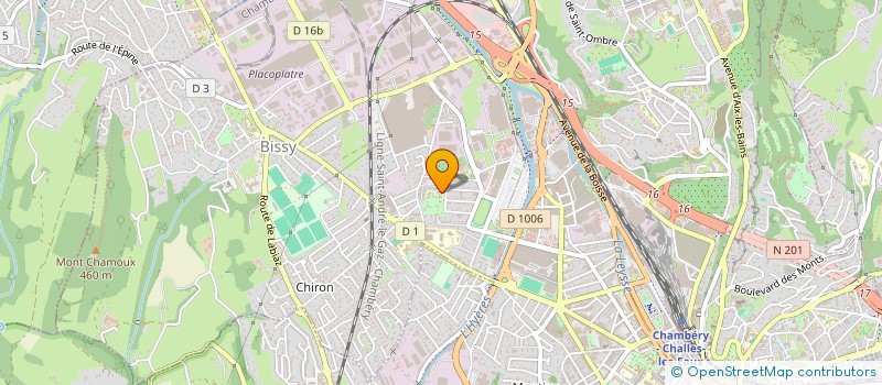 localisation de l'entreprise MADAME CLARA DESPOSITO  CHAMBERY